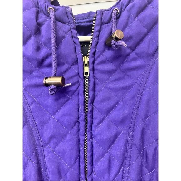 Express Purple Quilted Barn Jacket sz M - Picture 4 of 6